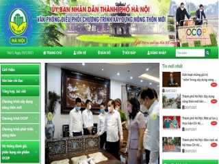 Trang thông tin chuyên sâu về phát triển nông thôn, sản phẩm OCOP, nông thôn mới của Hà Nội